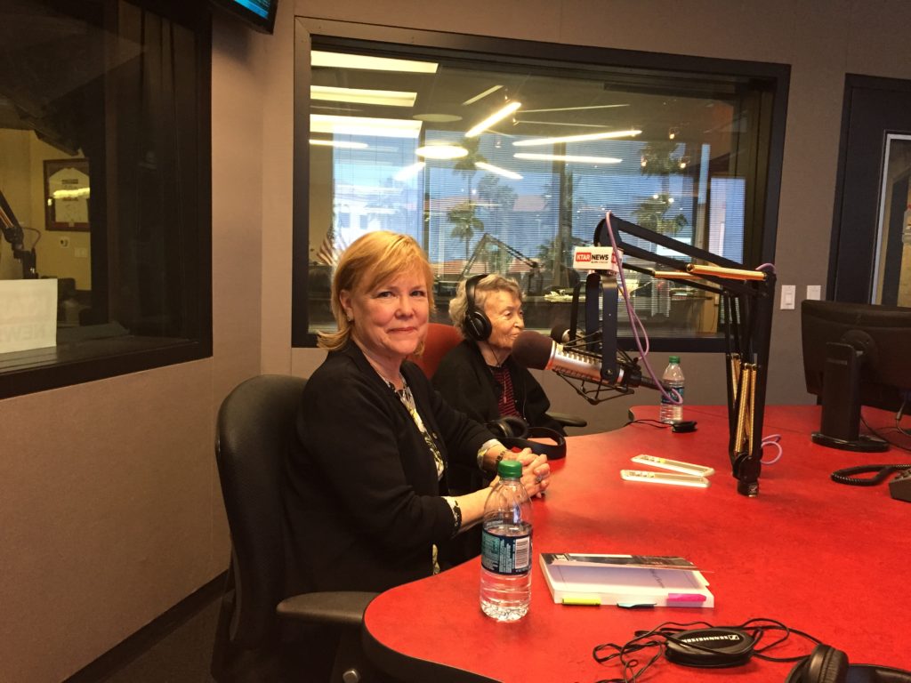Pat McMahon of KTAR interviews Valerie and Helen